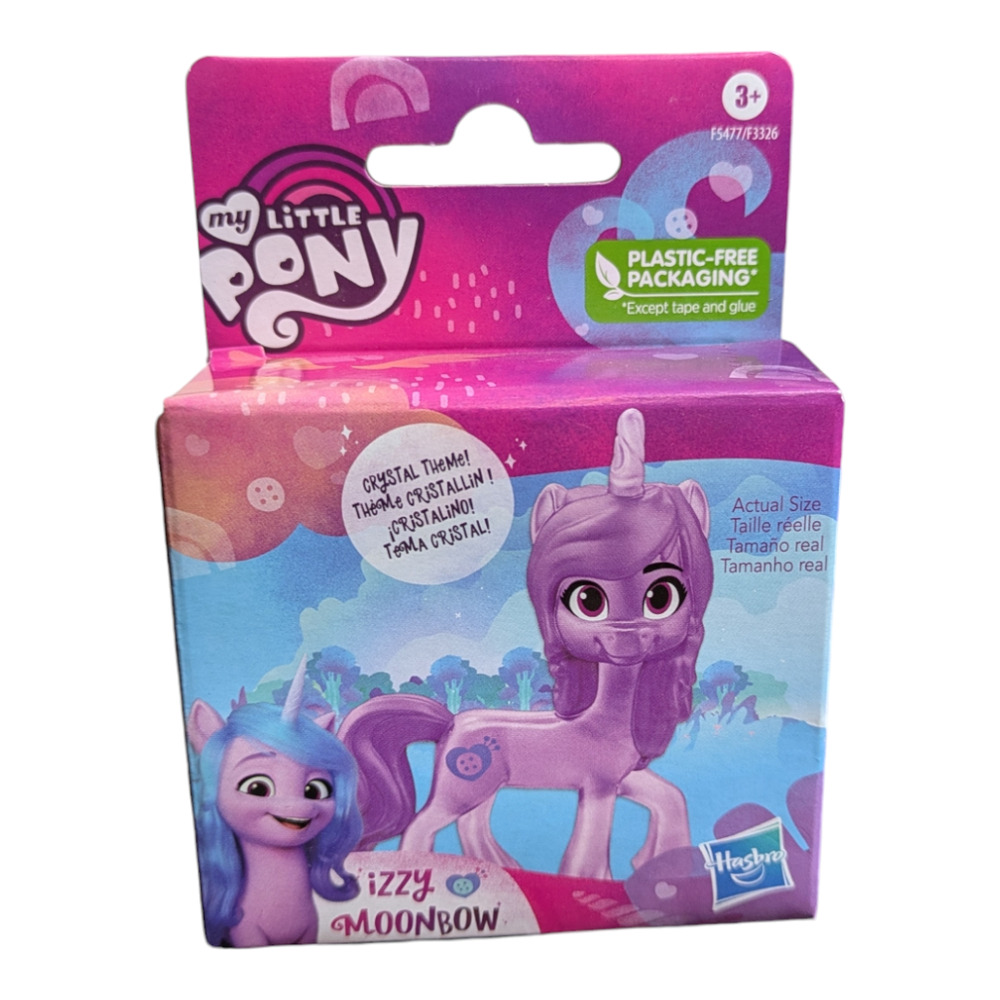 NEW ~ HASBRO ~ MY LITTLE PONY ~ IZZY MOONBOW ~ CRYSTAL THEME MINI FIGURE ~ NIB
